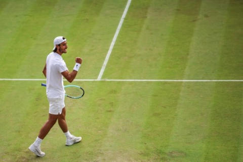 Italy's Lorenzo Musetti is through to his first Grand Slam quarter-final