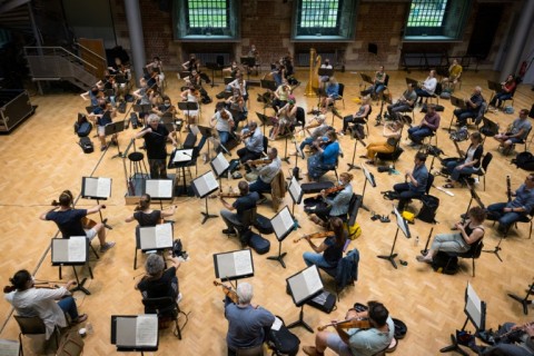 The tie-up with the London Symphony Orchestra comes from a joke in 'The Simpsons'