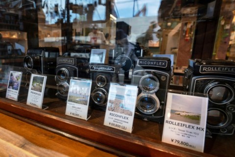 Countless camera sellers in Japan's big cities have since stepped up to fill the analogue camera void, refurbishing old models for a new generation of film enthusiasts 
