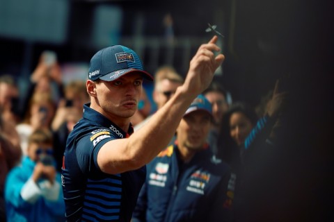 Max Verstappen of Red Bull bids to complete a hat-trick of Hungarian wins after triumphs in 2022 and last year