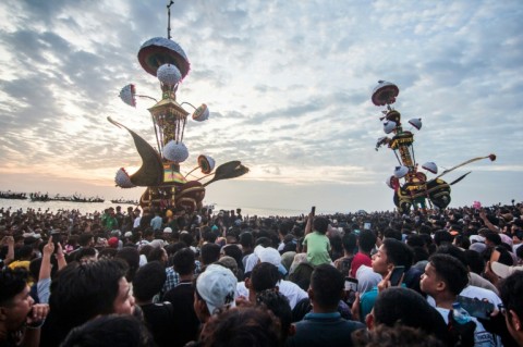 Once a more traditionally Shiite custom, Tabuik drew protests from predominantly Sunni Muslim locals, prompting organisers to alter the celebrations