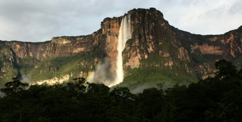 Venezuela's Angel Falls are the world's highest waterfall at 979 metres (3,212 ft)
