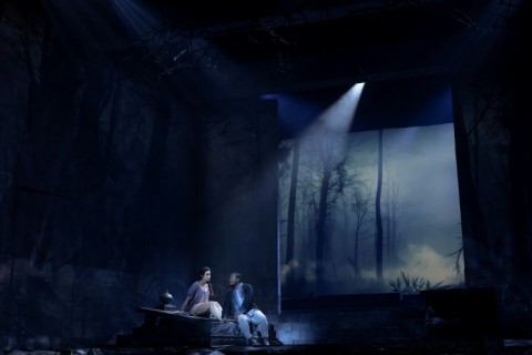 Singers Brittany Smith (left) and Lukhanyo Moyake in rehearsals for Donizetti's 'Lucia di Lammermoor' 