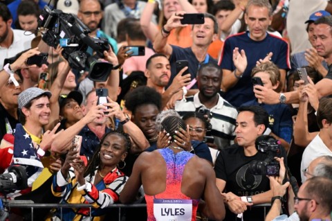 Centre of attention: World Athletics boss Sebastian Coe says Noah Lyles is transcending his sport