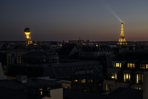 The Olympic cauldron that takes off every day in the Jardin des Tuileries has been one of the stars of the Paris Games