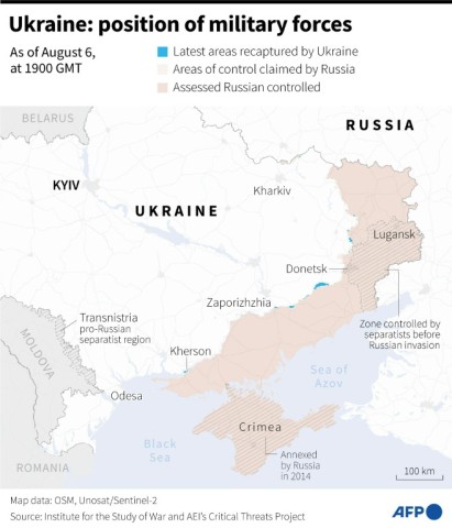 Ukraine: position of military forces