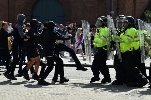 Far-right protesters have attacked police, mosques and migrant-related facilities