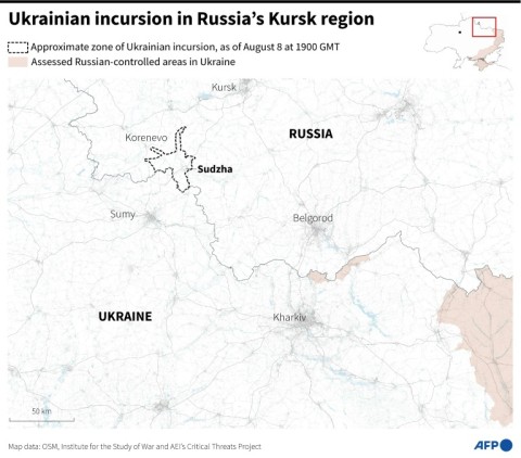 Ukrainian incursion in Russia's Kursk region 