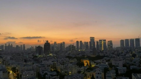 Timelapse of Tel Aviv sunrise