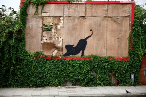 Several months usually pass between new Banksy artworks