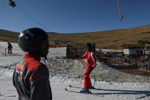 The southern African resort relies on artificial snow when snowfall is patchy