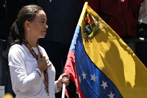 Venezuelan opposition leader Maria Corina Machado was barred from the presidential race by institutions loyal to strongman Nicoals Maduro