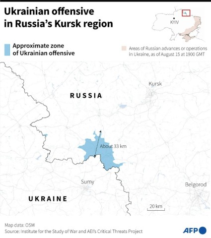 Ukraine claims to have taken control of more than 80 settlements in the lightning incursion