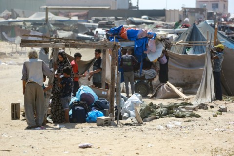 Successive Israeli evacuation orders have reduced the designated safe zone, leaving dispalced Palestinians with few options