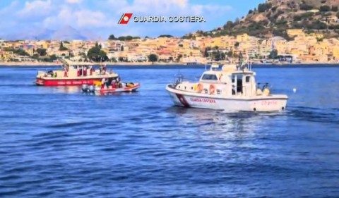 The yacht was anchored some 700 metres from the Porticello port when it was struck by a waterspout, which roughly resembles a mini tornado over a body of water.