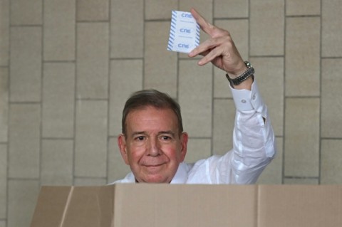 Venezuelan Supreme Court President Caryslia Rodriguez delivers the body's ruling on the disputed election