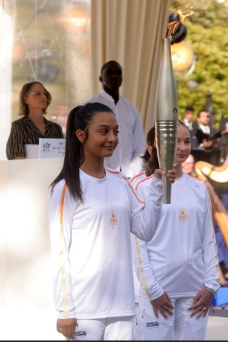 The torch for the upcoming Paris 2024 Paralympic Games was presented during the ceremony