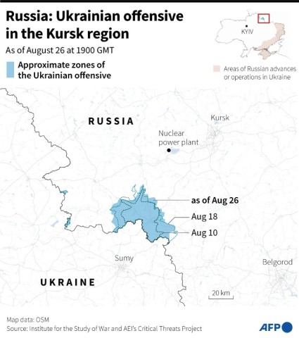 Ukrainian offensive in Russia's Kursk region