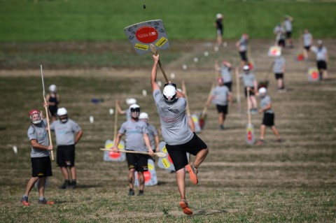 Team members range from children to the elderly