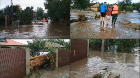 Rescue efforts underway as floods hit Romania's Cudalbi