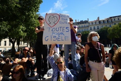 'Gisele for all, all for Gisele': Thousands across France came out Saturday to support her