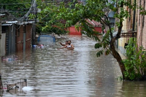 Large swathes of eastern and central Nepal have been inundated since Friday with flash floods reported in several rivers and extensive damage to the country's highways