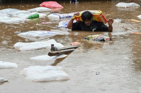 Entire neighbourhoods in Kathmandu were inundated over the weekend with flash floods reported in rivers coursing through the capital