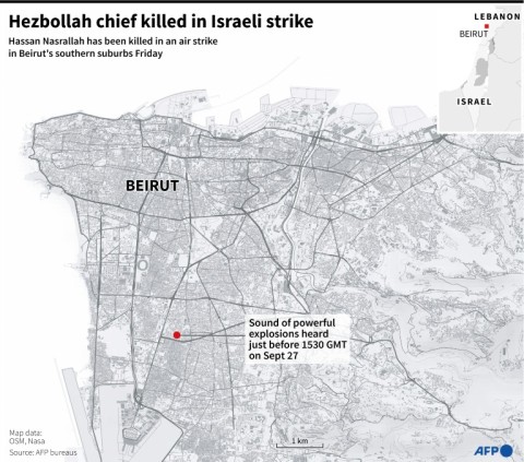 Hezbollah chief killed in Israeli strike