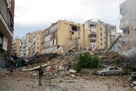 Projectiles intercepted over Tel Aviv in central Israel