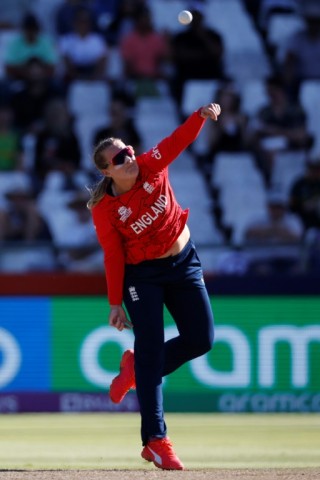 England spinner Sophie Ecclestone is the highest ranked white ball bowler in the women's game