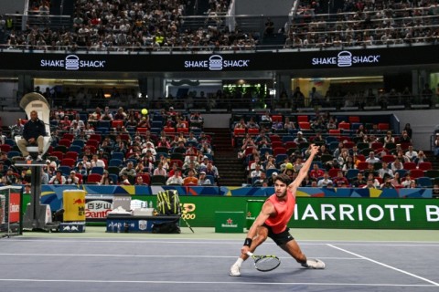 Spain's Carlos Alcaraz demonstrated why he is one of the top-ranked players as he dispatched  China's Shang Juncheng in straight sets 