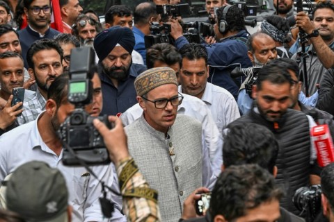 National Congress leader Omar Abdullah told reporters that people had 'voted resoundingly against the policies' of Prime Minister Narendra Modi's party