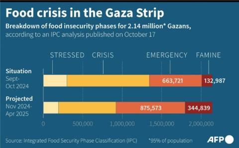 Gaza is experiencing a severe food crisis, with the United States and others warning not enough aid is reaching Palestinians