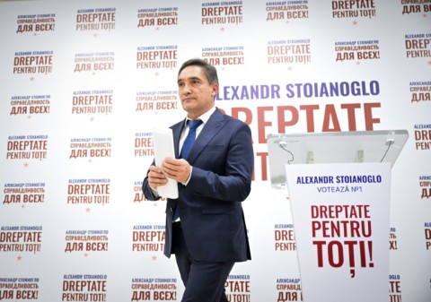 Presidential hopeful Alexandr Stoianoglo is a former prosecutor supported by the pro-Russian Socialists