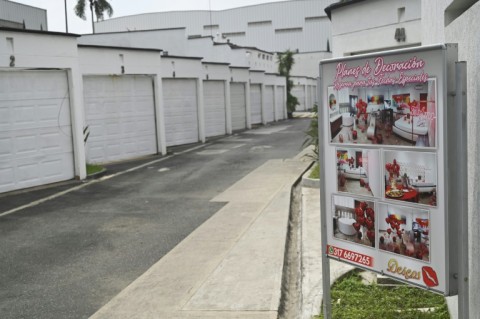 The Deseos Motel in Cali is one of several to host delegates to the COP16 biodiversity summit. Private parking bays lead directly to the rooms
