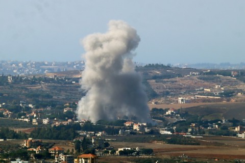 Israeli jets carried out strikes on Monday targeting several areas of southern Lebanon