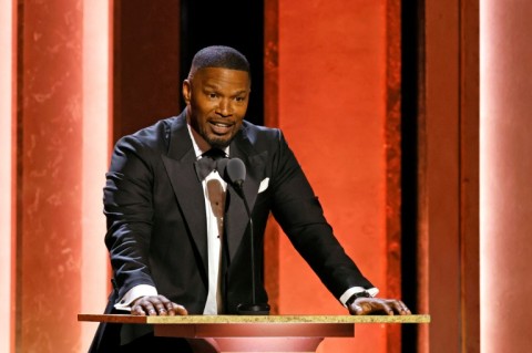 US actor Jamie Foxx introduced the late Quincy Jones's Oscar