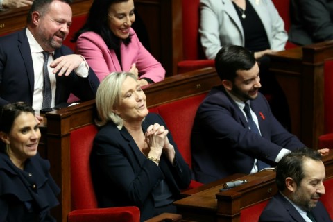 French far-right leader Marine Le Pen defended her National Rally party's role in toppling the government of Michel Barnier