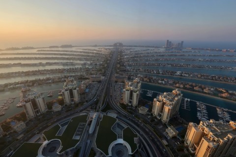 Dubai's Palm Jumeirah artificial island has homes owned by Bollywood stars and by footballers David Beckham and Cristiano Ronaldo