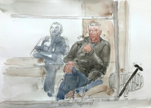 Sketches from the courtroom have been well-used by AFP clients