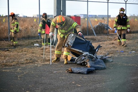 Officials have said the bodies were extensively damaged by the crash, making the work of identifying remains slow and immensely difficult, while investigators had to preserve crash-site evidence