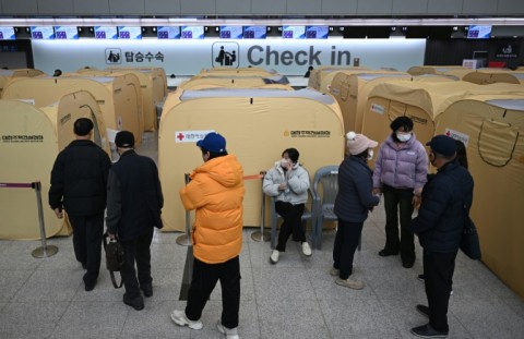 Families have been camped out at the airport since the crash