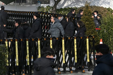 Anti-corruption investigators were seen leaving the residence of South Korea's impeached President Yoon Suk Yeol