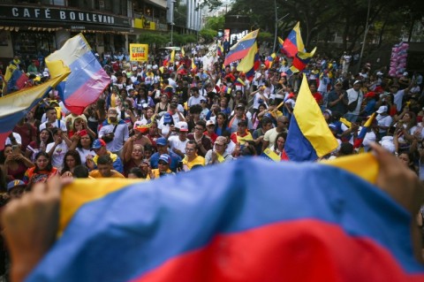 Thousands answered a call by the opposition to protest on the eve of Maduro's third presidential inauguration