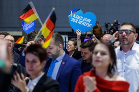 Delegates at the AfD's party congress in Riesa were in a buoyant mood ahead of elections in February