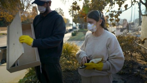 Los Angeles fire leaves nothing but a tiny momento for a Pacific Palisades couple