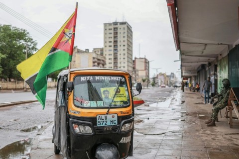 Maputo city centre, usually busy on a Monday morning, was deserted with most shops closed and protesters manning barricades in certain areas, an AFP reporter said