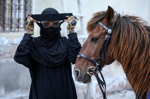 Muse only rode a horse for the first time last year, but now aspires to represent Somalia in equestrian events