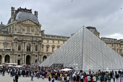 The Louvre welcomed 8.7 million people last year 