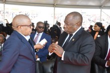 President Cyril Ramaphosa and ANC Secretary General Fikile Mbalula